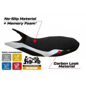 RIVESTIMENTO SELLA TPZ  COMFORT SYSTEM NO LOGO DUCATI HYPERMOTARD 821 / 939 2013/2018