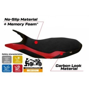 RIVESTIMENTO SELLA TPZ  COMFORT SYSTEM NO LOGO DUCATI HYPERMOTARD 821 / 939 2013/2018