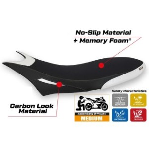 RIVESTIMENTO SELLA TPZ  COMFORT SYSTEM NO LOGO DUCATI HYPERMOTARD 950 2019/2025