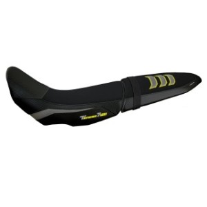 RIVESTIMENTO SELLA TPZ  COMFORT SYSTEM PER SELLA DOPPIA CON LOGO  YAMAHA TENERE 700 2025 , GRIGIO-GIALLO