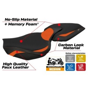 RIVESTIMENTO SELLA TPZ  COMFORT SYSTEM NO LOGO KAWASAKI Z 1000 2014/2021