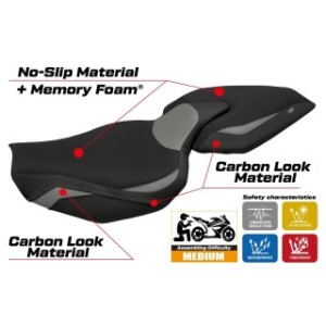 RIVESTIMENTO SELLA TPZ  COMFORT SYSTEM NO LOGO KAWASAKI Z 1000 2014/2021