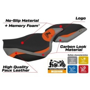 RIVESTIMENTO SELLA TPZ  COMFORT SYSTEM CON LOGO  KAWASAKI Z 1000 2014/2021