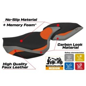 RIVESTIMENTO SELLA TPZ  COMFORT SYSTEM NO LOGO KAWASAKI Z 1000 2014/2021