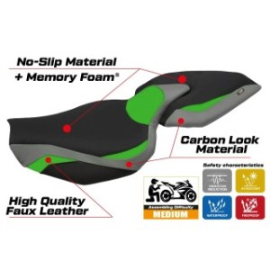 RIVESTIMENTO SELLA TPZ  COMFORT SYSTEM NO LOGO KAWASAKI Z 1000 2014/2021