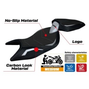 RIVESTIMENTO SELLA TPZ  ULTRAGRIP CON LOGO  APRILIA TUONO 660 2021/2025