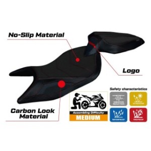 RIVESTIMENTO SELLA TPZ  ULTRAGRIP CON LOGO  APRILIA TUONO 660 2021/2025