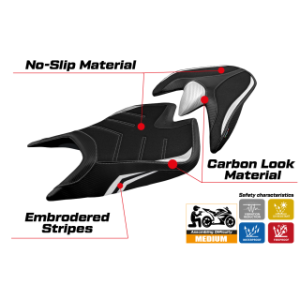 RIVESTIMENTO SELLA TPZ  ULTRAGRIP NO LOGO APRILIA TUONO V4 2021/2025