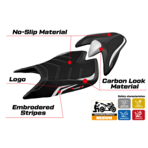 RIVESTIMENTO SELLA TPZ  ULTRAGRIP CON LOGO  APRILIA TUONO V4 2021/2025