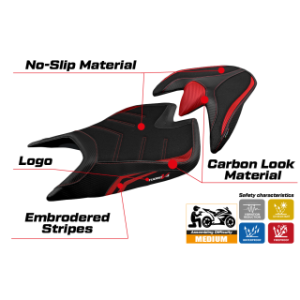 RIVESTIMENTO SELLA TPZ  ULTRAGRIP CON LOGO  APRILIA TUONO V4 2021/2025