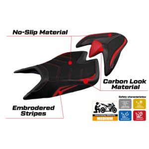 RIVESTIMENTO SELLA TPZ  ULTRAGRIP NO LOGO APRILIA TUONO V4 2021/2025