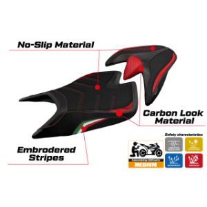 RIVESTIMENTO SELLA TPZ  ULTRAGRIP NO LOGO APRILIA TUONO V4 2021/2025