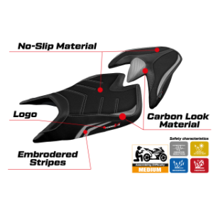 RIVESTIMENTO SELLA TPZ  ULTRAGRIP CON LOGO  APRILIA TUONO V4 2021/2025