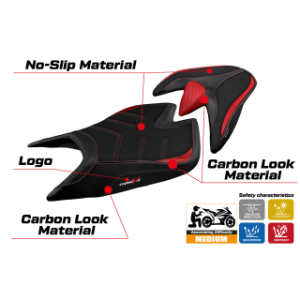 RIVESTIMENTO SELLA TPZ  ULTRAGRIP CON LOGO  APRILIA TUONO V4 2021/2025