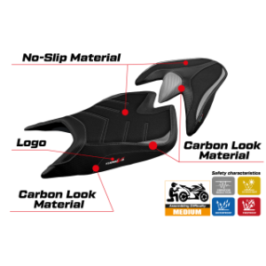 RIVESTIMENTO SELLA TPZ  ULTRAGRIP CON LOGO  APRILIA TUONO V4 2021/2025