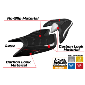 RIVESTIMENTO SELLA TPZ  ULTRAGRIP CON LOGO  APRILIA TUONO V4 2021/2025