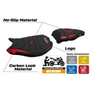 RIVESTIMENTO SELLA TPZ  ULTRAGRIP LOGO 1198 DUCATI 848 /  1098 / 1198 2007/2013