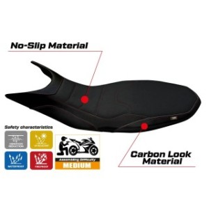 RIVESTIMENTO SELLA TPZ  ULTRAGRIP NO LOGO DUCATI HYPERMOTARD 821 / 939 2013/2018