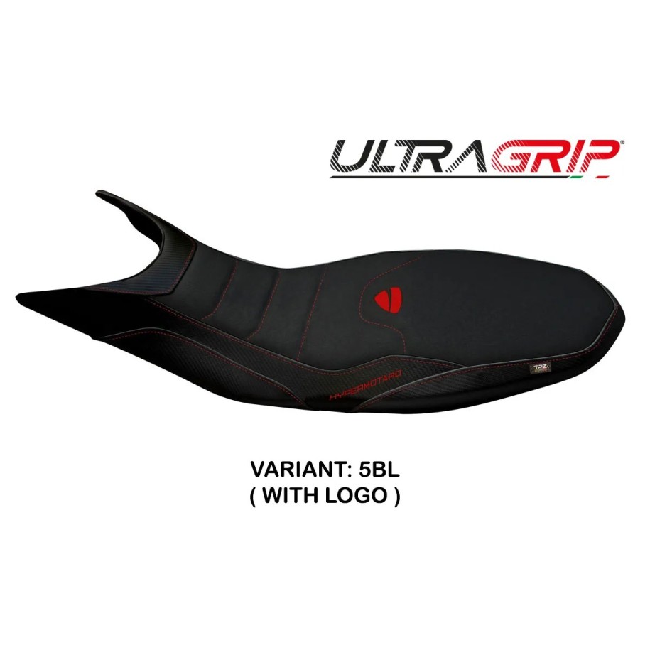 RIVESTIMENTO SELLA TPZ  ULTRAGRIP CON LOGO  DUCATI HYPERMOTARD 821 / 939 2013/2018