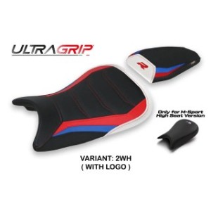 RIVESTIMENTO SELLA TPZ  ULTRAGRIP PER SELLA M-SPORT CON LOGO  BMW S 1000 R 2021/2024 , BIANCO