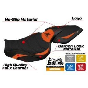 RIVESTIMENTO SELLA TPZ  ULTRAGRIP CON LOGO  KAWASAKI Z 1000 2014/2021