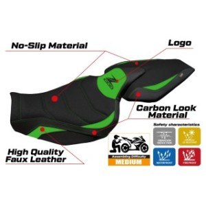 RIVESTIMENTO SELLA TPZ  ULTRAGRIP CON LOGO  KAWASAKI Z 1000 2014/2021