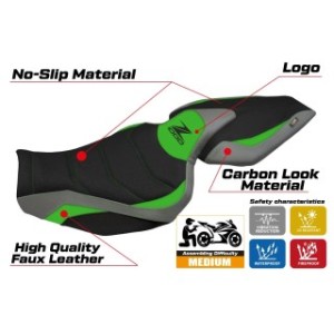 RIVESTIMENTO SELLA TPZ  ULTRAGRIP CON LOGO  KAWASAKI Z 1000 2014/2021