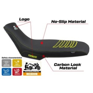 RIVESTIMENTO SELLA TPZ  ULTRAGRIP CON LOGO  APRILIA TUAREG 660 2021/2025