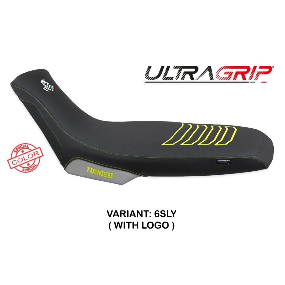 RIVESTIMENTO SELLA TPZ  ULTRAGRIP CON LOGO  APRILIA TUAREG 660 2021/2025