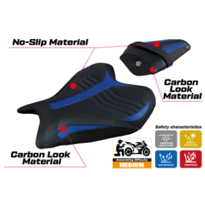 RIVESTIMENTO SELLA TPZ  ULTRAGRIP NO LOGO YAMAHA R7 2021/2025