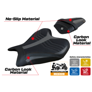 RIVESTIMENTO SELLA TPZ  ULTRAGRIP NO LOGO YAMAHA R7 2021/2025