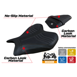 RIVESTIMENTO SELLA TPZ  ULTRAGRIP NO LOGO YAMAHA R7 2021/2025