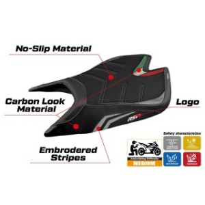 RIVESTIMENTO SELLA TPZ  ULTRAGRIP CON LOGO  APRILIA RSV4 2021/2025