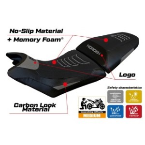 RIVESTIMENTO SELLA TPZ  COMFORT SYSTEM CON LOGO  HUSQVARNA NORDEN 901 2022/2025