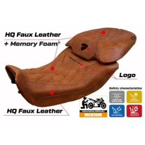 RIVESTIMENTO SELLA TPZ  COMFORT SYSTEM CON LOGO  DUCATI DIAVEL V4 2023/2025