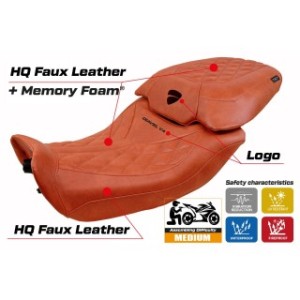 RIVESTIMENTO SELLA TPZ  COMFORT SYSTEM CON LOGO  DUCATI DIAVEL V4 2023/2025