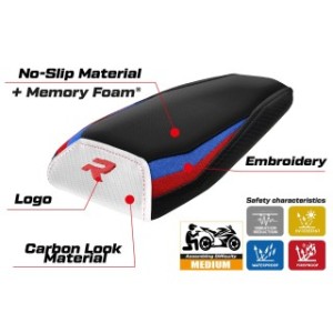 RIVESTIMENTO SELLA TPZ  COMFORT SYSTEM CON LOGO  BMW M 1000 R 2022/2025