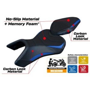 RIVESTIMENTO SELLA TPZ  COMFORT SYSTEM NO LOGO SUZUKI GSX 8S / 8R 2023/2025