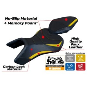 RIVESTIMENTO SELLA TPZ  COMFORT SYSTEM NO LOGO SUZUKI GSX 8S / 8R 2023/2025