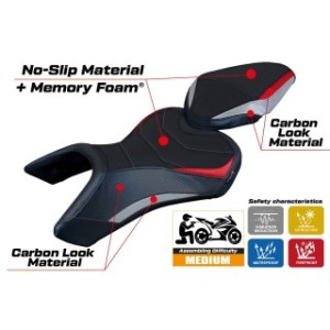 RIVESTIMENTO SELLA TPZ  COMFORT SYSTEM NO LOGO SUZUKI GSX 8S / 8R 2023/2025