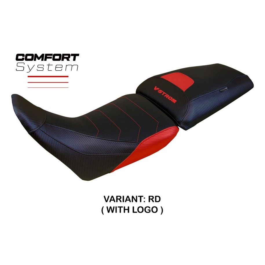 RIVESTIMENTO SELLA TPZ  COMFORT SYSTEM CON LOGO  SUZUKI V-STROM 1050 2020/2025