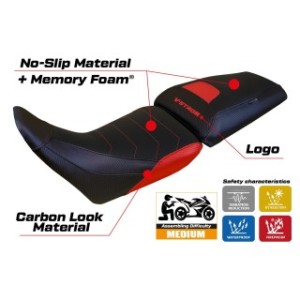 RIVESTIMENTO SELLA TPZ  COMFORT SYSTEM CON LOGO  SUZUKI V-STROM 1050 2020/2025