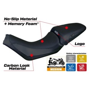 RIVESTIMENTO SELLA TPZ  COMFORT SYSTEM CON LOGO  MOTO GUZZI V100 MANDELLO 2022/2025