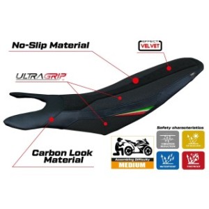 RIVESTIMENTO SELLA TPZ  ULTRAGRIP NO LOGO DUCATI HYPERMOTARD 698 MONO 2024/2025
