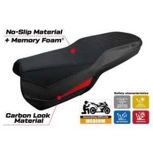 RIVESTIMENTO SELLA TPZ  COMFORT SYSTEM NO LOGO DUCATI MULTISTRADA V4 sella intera unica 2021/2025