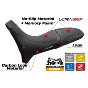 RIVESTIMENTO SELLA TPZ  COMFORT SYSTEM CON LOGO  MOTO MORINI X-CAPE 650-700 2021/2025