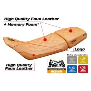 RIVESTIMENTO SELLA TPZ  COMFORT SYSTEM CON LOGO  HUSQVARNA SVARTPILEN 401 2018/2023