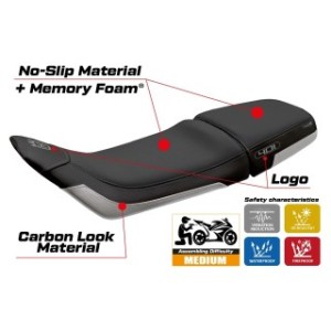 RIVESTIMENTO SELLA TPZ  COMFORT SYSTEM CON LOGO  HUSQVARNA SVARTPILEN 401 2018/2023