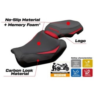 RIVESTIMENTO SELLA TPZ  COMFORT SYSTEM CON LOGO  YAMAHA TRACER 9 2025-2026