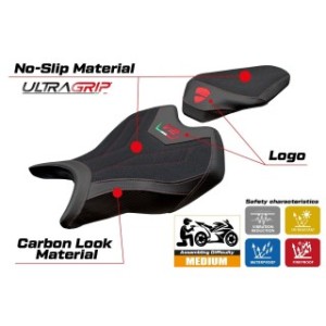RIVESTIMENTO SELLA TPZ  ULTRAGRIP CON LOGO  DUCATI PANIGALE V2 2025